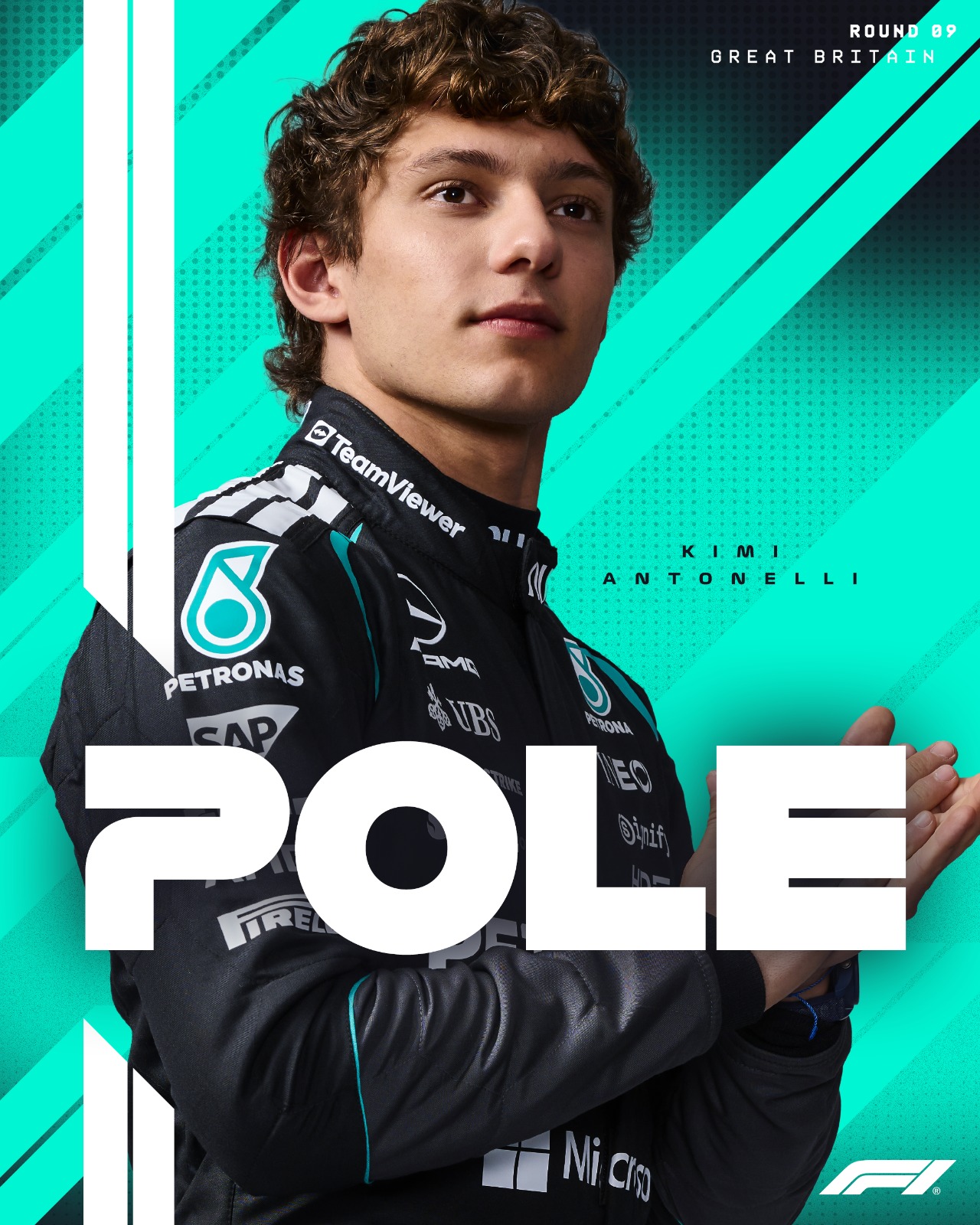Antonelli faz a pole para a Corrida
