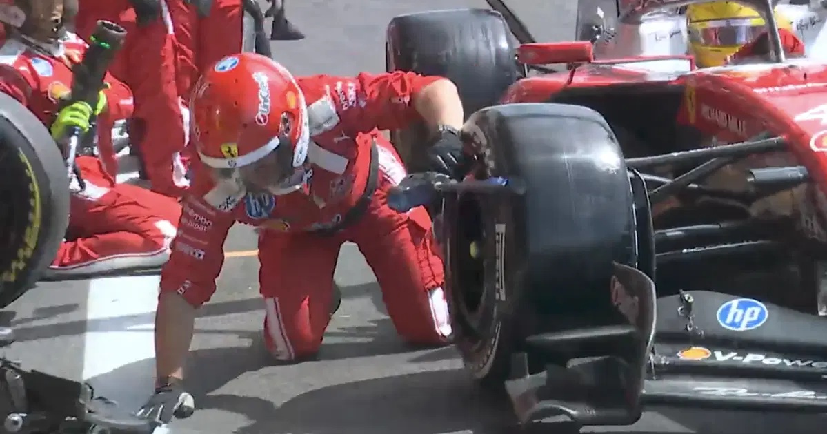 Hamilton atropela o Mecanico e Ferrari leva multa após a corrida